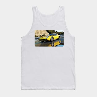 Mura Cartoon Drawing Action Print Tank Top